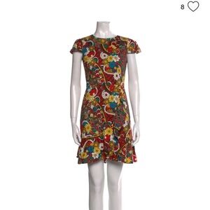 Alice + Olivia Multicolor Floral Mini Dress